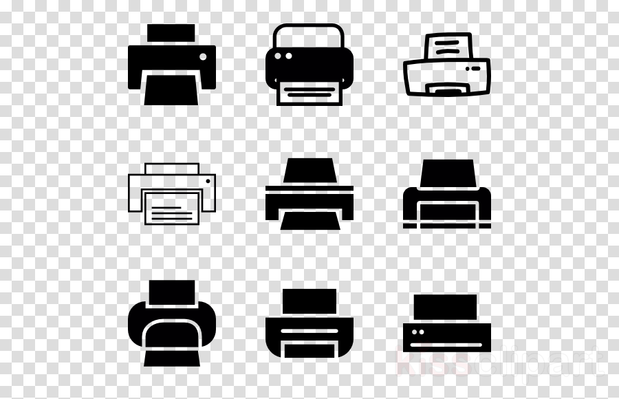 Printer Small Icon Clipart Computer Icons Printing (900x580), Png Download