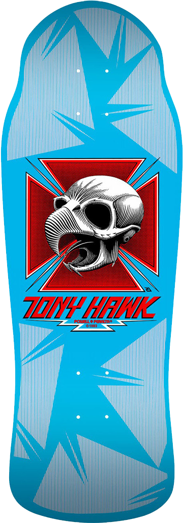 Tabla Powell Peralta Tony Hawk Skull Bones Brigade (1024x1024), Png Download