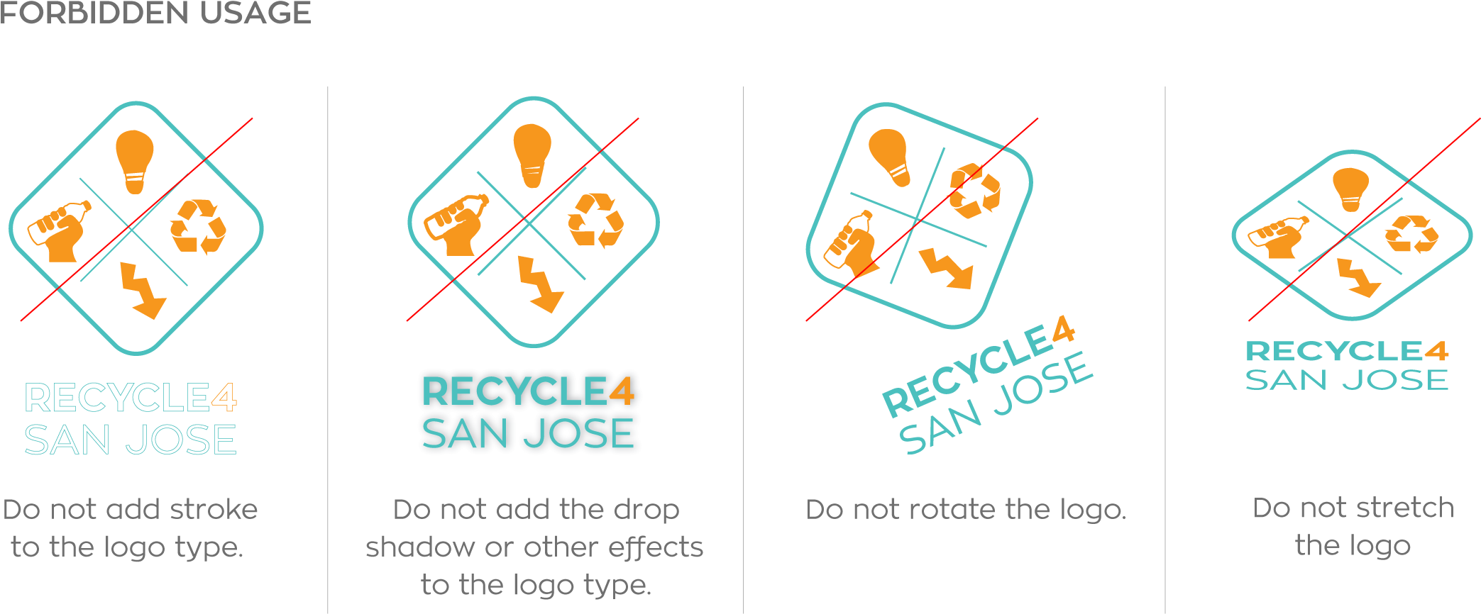 Recycle Logo Forbidden (2199x972), Png Download