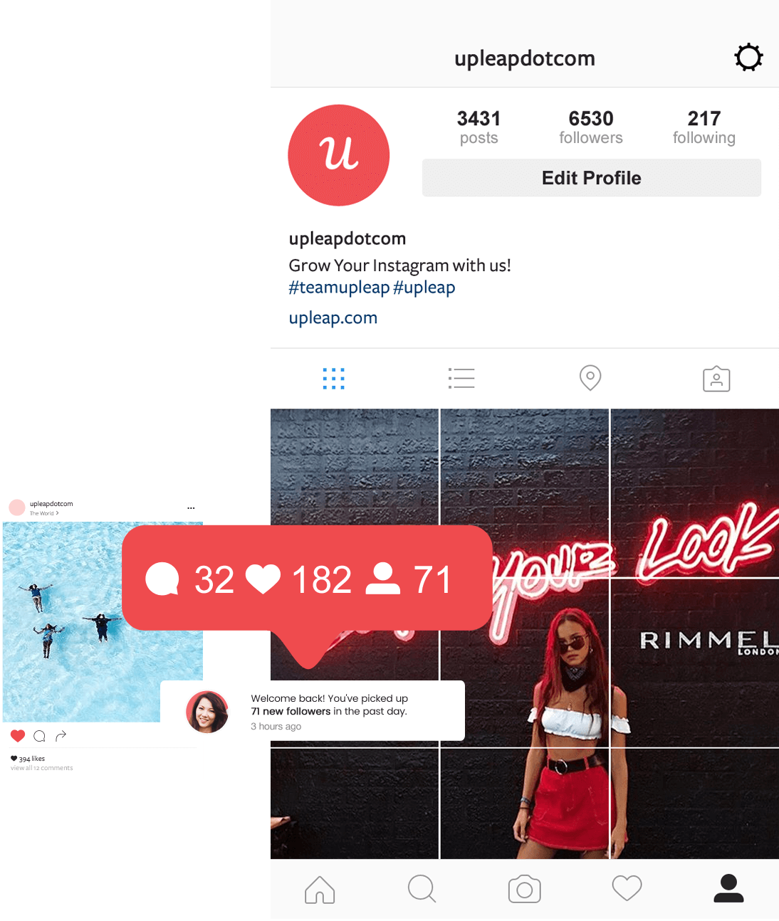 Download Instagram Model On An Instagram Profile Png Image With No Background Pngkey Com