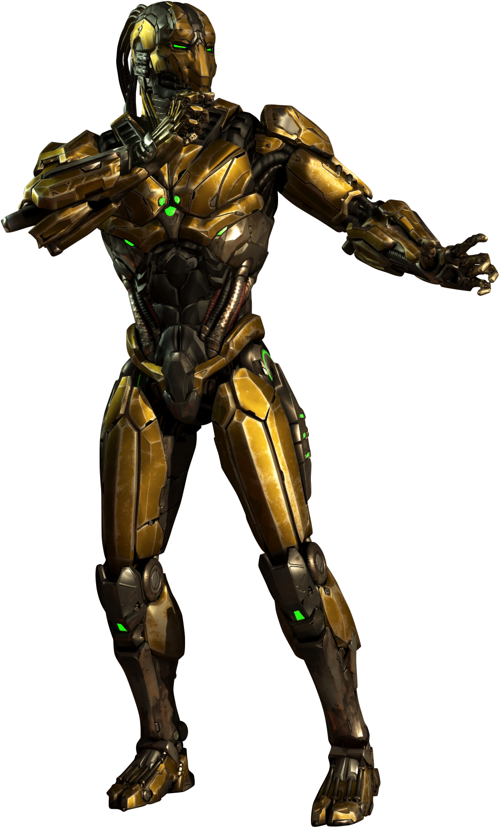 Mkxl Triborg Cyrax Hq Cutout By Molim-dbqhsm3 (1380x2000), Png Download