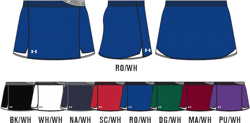 Under Armour Quickstick Custom Womens Lacrosse Kilt (1000x450), Png Download