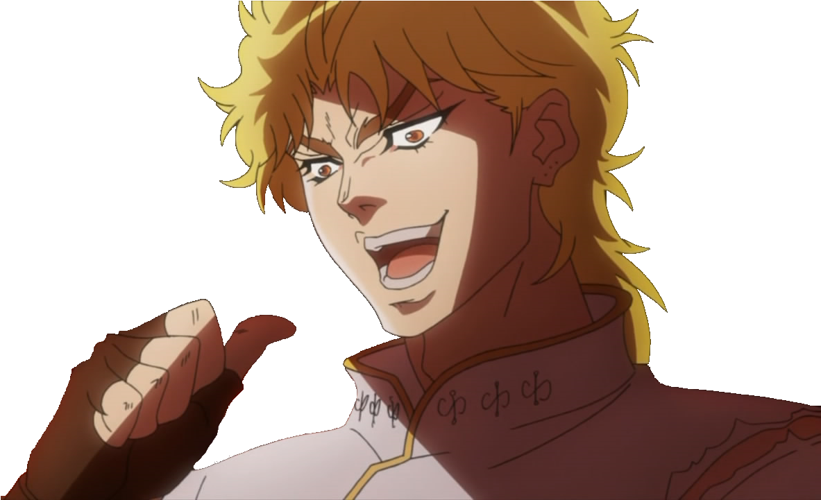 You Expected A Witty Comment, But It Was I Dio (1280x720), Png Download