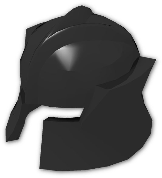 Minifig Helmet Castle With Angled Cheek Protection (800x600), Png Download