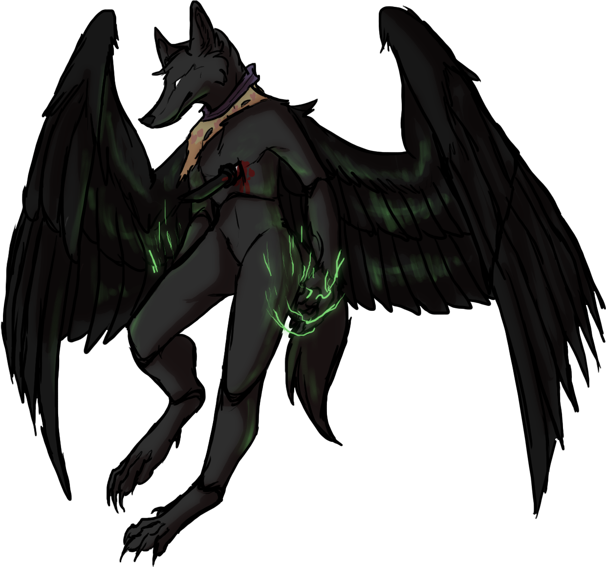 Fallen Slayer (1361x1165), Png Download