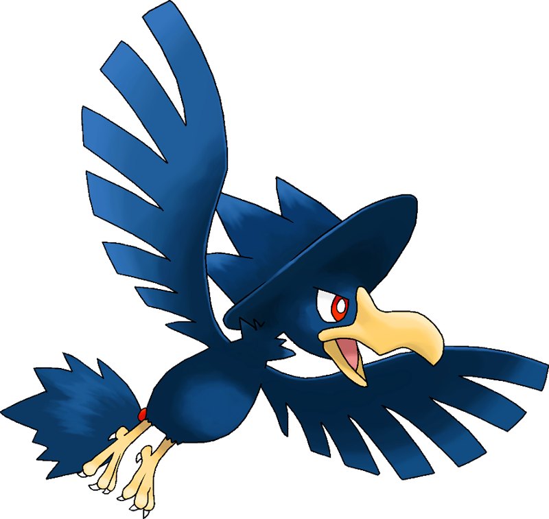 Pokemon Shiny-murkrow Is A Fictional Character Of Humans (800x756), Png Download