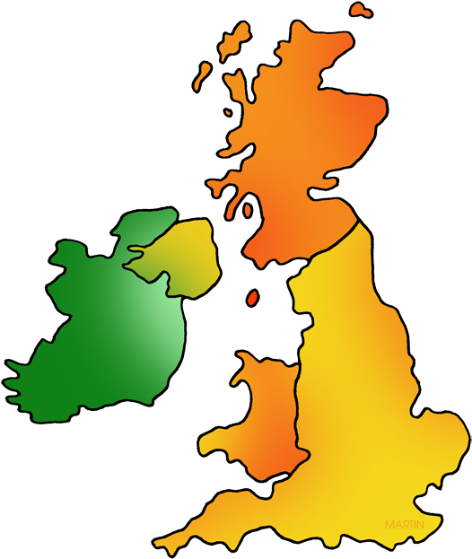 Britain Clipart Britain Map Free - 745 7452272 Ireland Map Png 