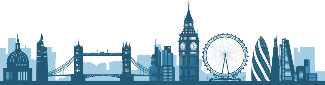 London Skyline (1310x343), Png Download