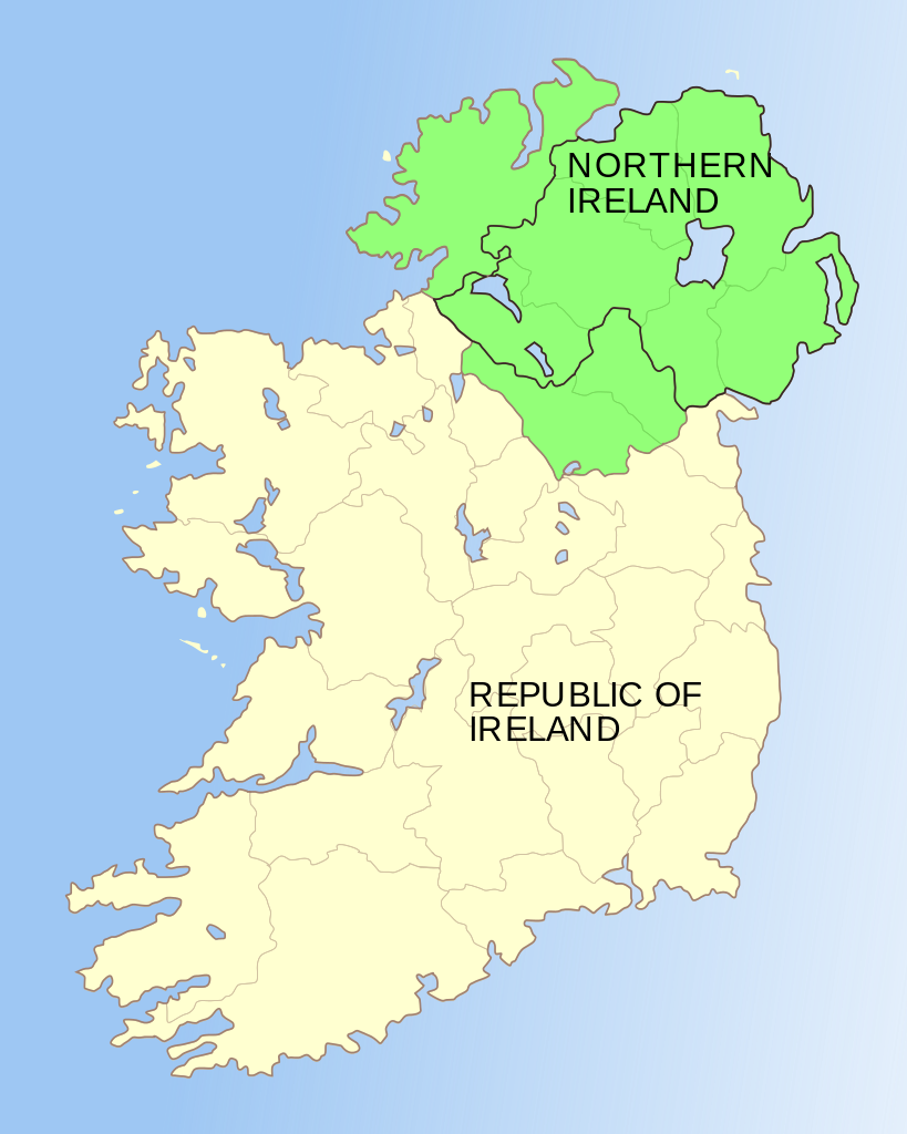 Ireland North Ireland Clipart Belfast Republic Of Ireland (819x1024), Png Download