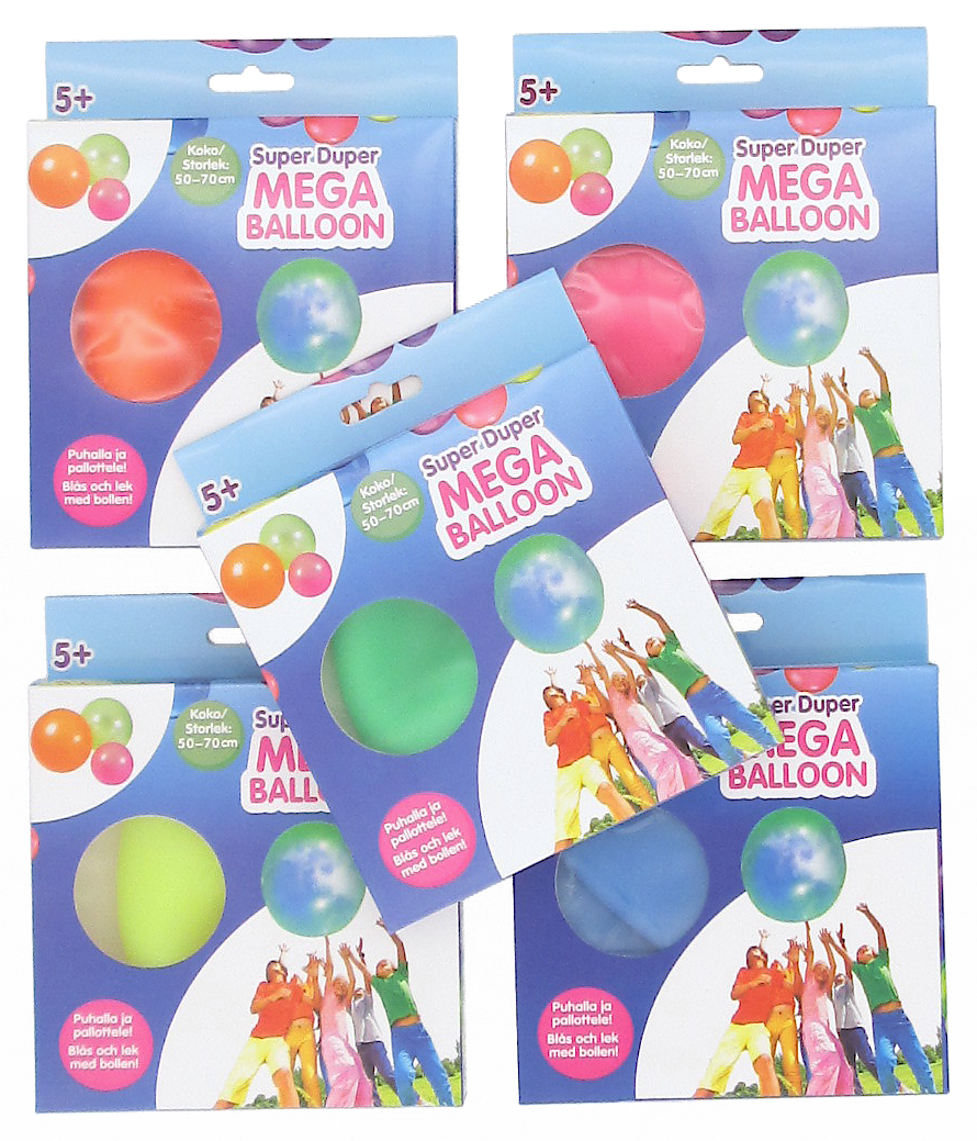 Super Duper Mega Ballong 40 Cm (890x1039), Png Download
