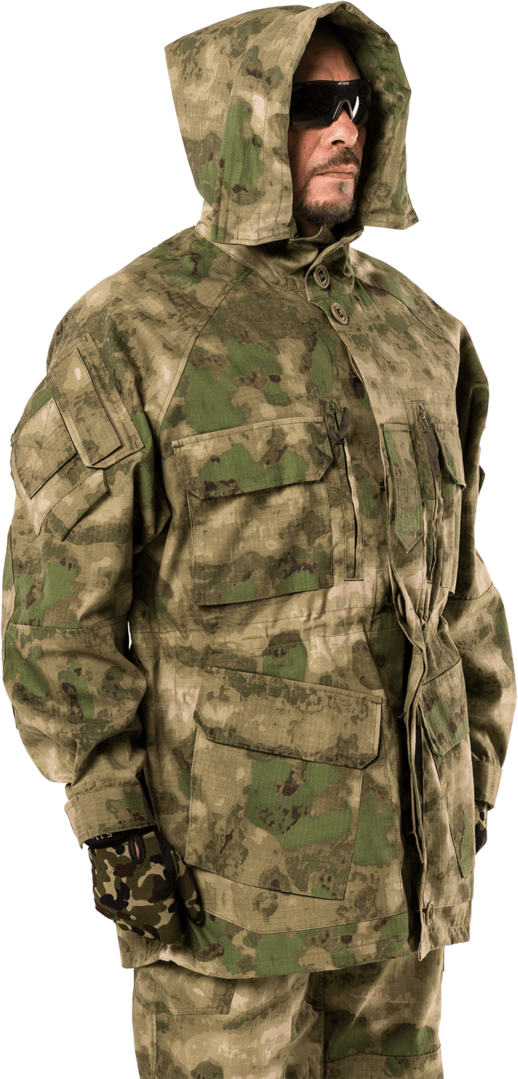 Jacket Bullets, A-tacs Fg By Brotherhood (1068x1600), Png Download