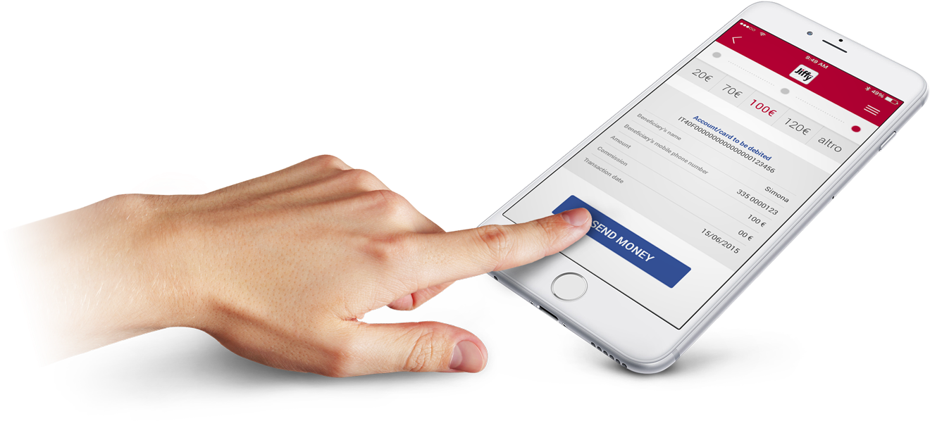 Pay, Send And Receive Money (1336x661), Png Download