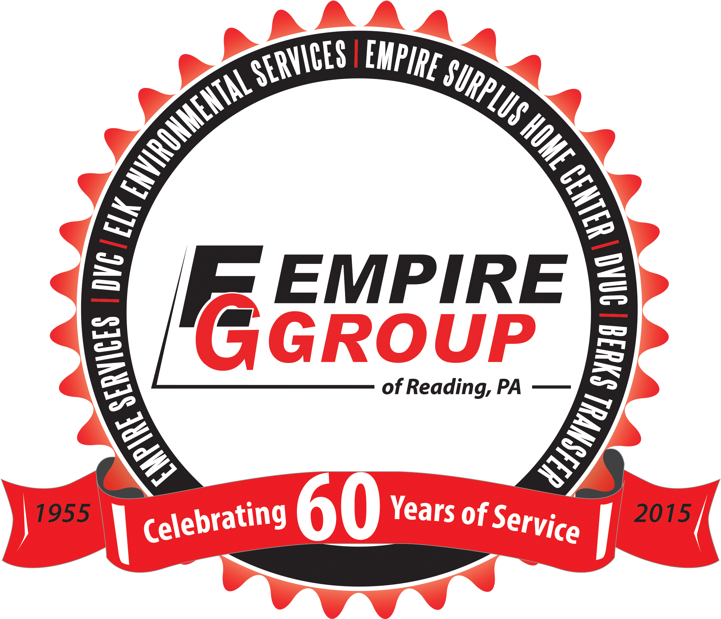 Empire Group 60 Year Anniversary Logo Circular (2310x2008), Png Download