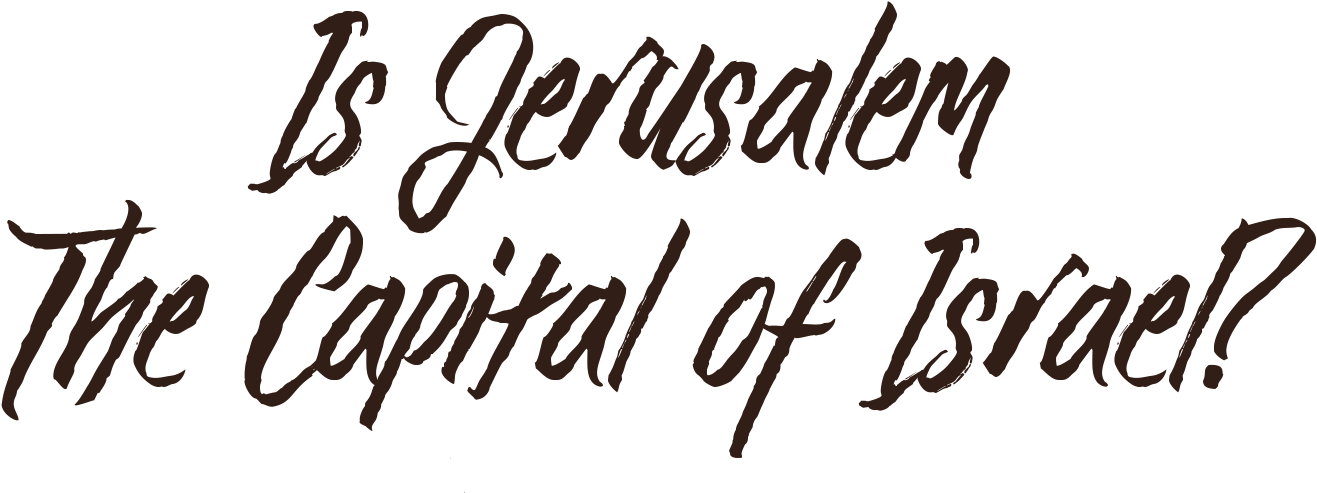 Do Most Christians Believe That Jerusalem Is The Capital (1509x572), Png Download