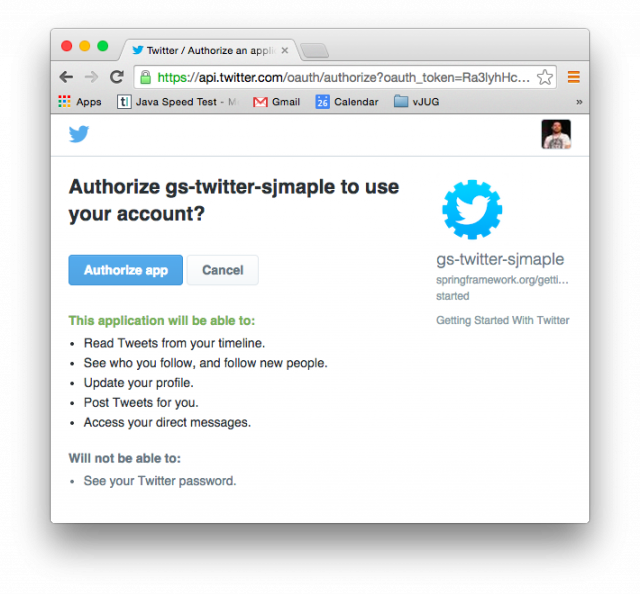 Authorize Twitter App (640x595), Png Download