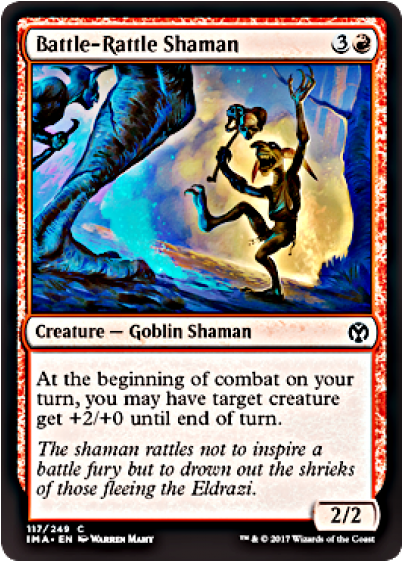 Battle-rattle Shaman - Foil (560x560), Png Download