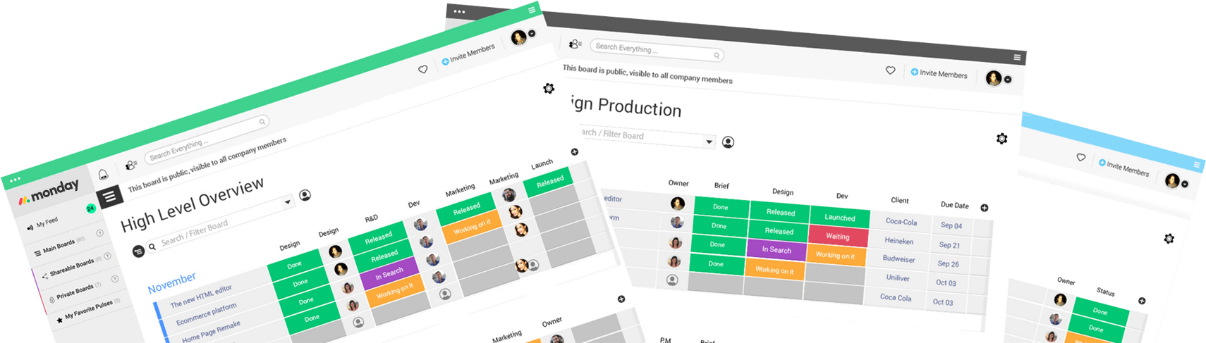 Boards-monday (1715x500), Png Download