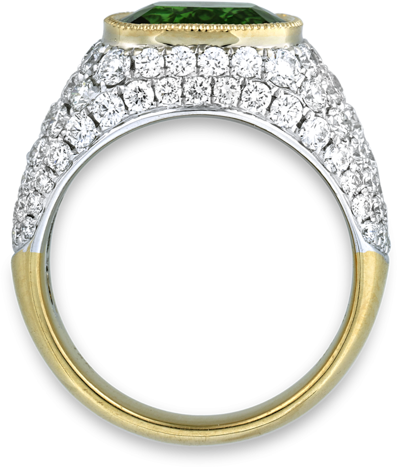 Chrome Tourmaline Ring, (1000x1250), Png Download