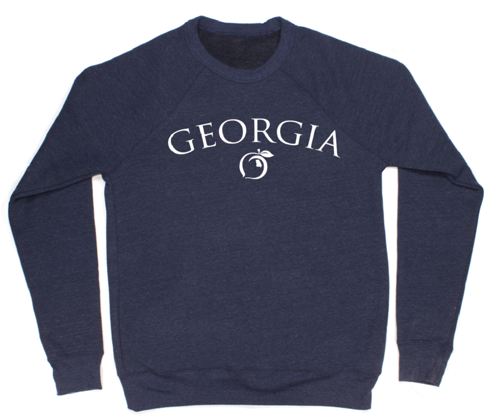 Georgia Peach Mid Weight Sweatshirt (1022x1024), Png Download