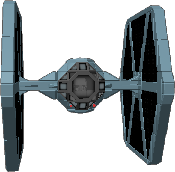 This Is An Updated Model Of The Standard Imperial Tie (768x768), Png Download