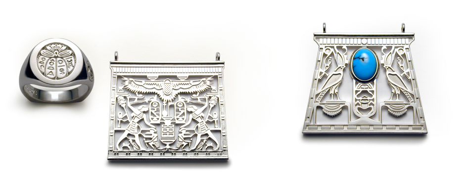 Scarab Signet Ring (1056x409), Png Download