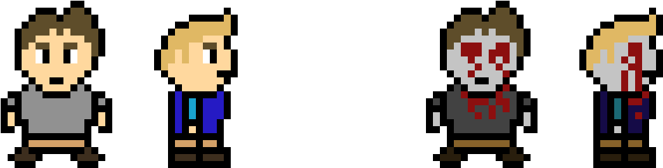 Npc Sprites (1130x420), Png Download