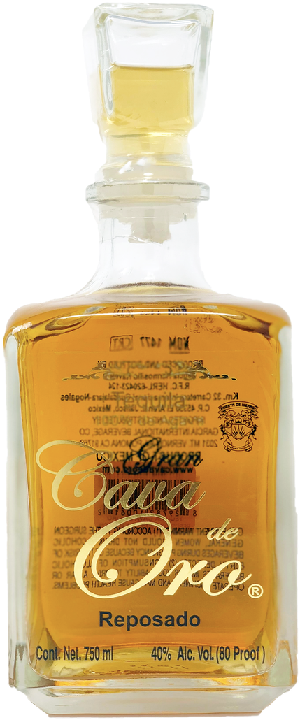 Cava De Oro Reposado Tequila (960x1280), Png Download
