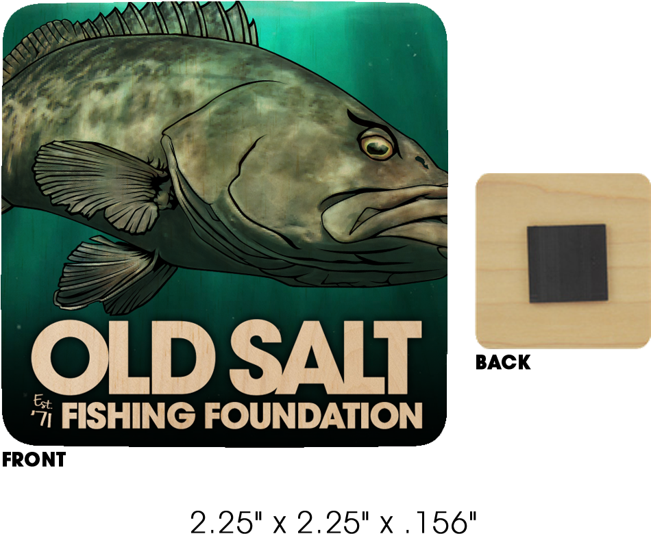 Wood Fishing Magnet (1024x1024), Png Download