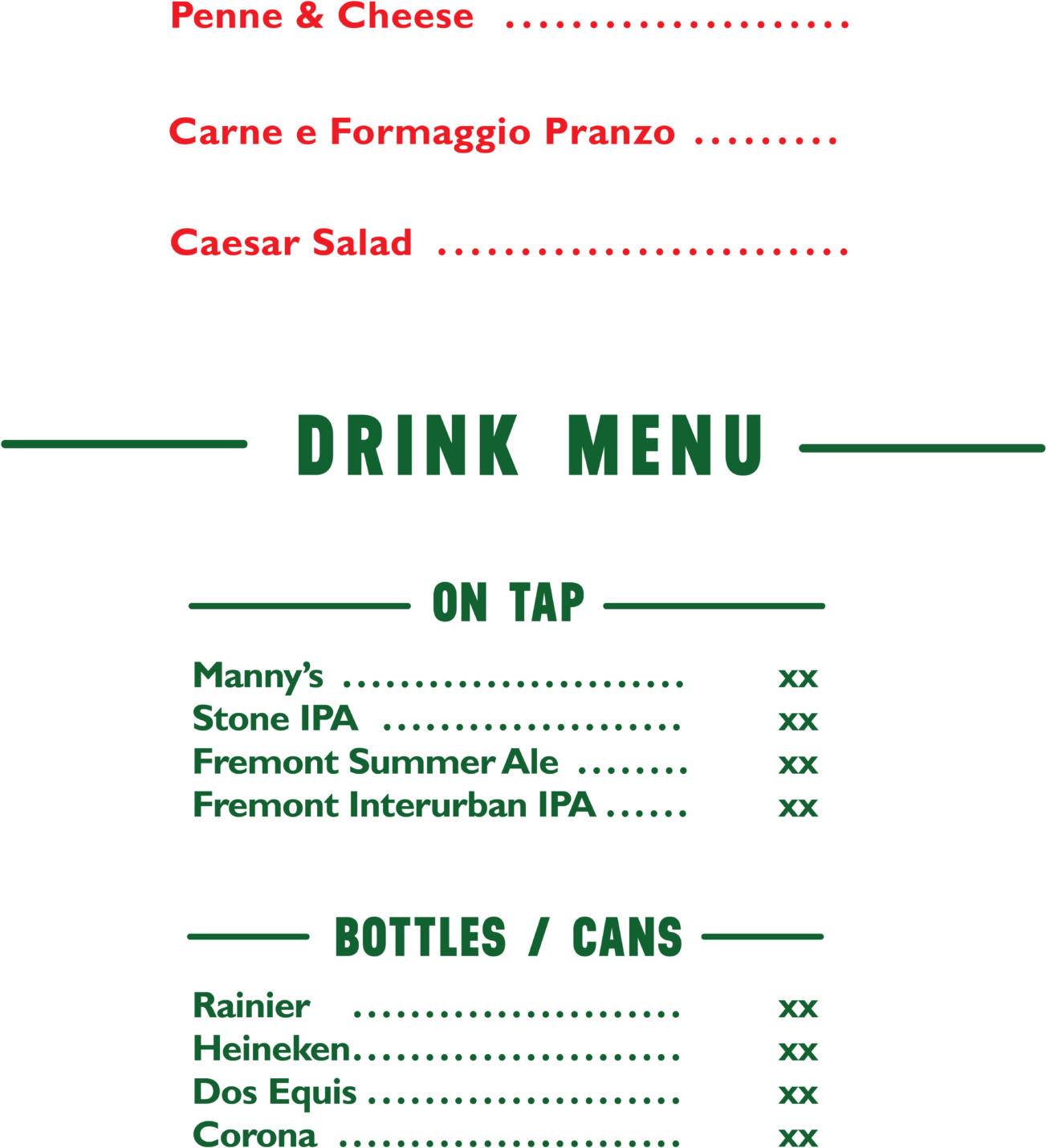 Web Happy Hour Menu Nd (1440x1440), Png Download