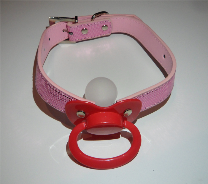 Pink Adult Pacifier Gag (700x850), Png Download.