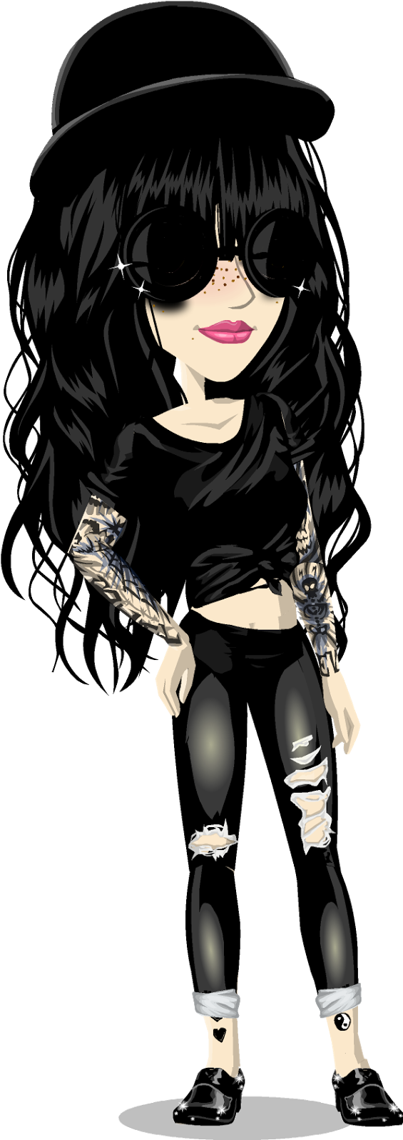 Emo Aesthetic Looks Related Keywords Suggestions Emo (571x1600), Png Download