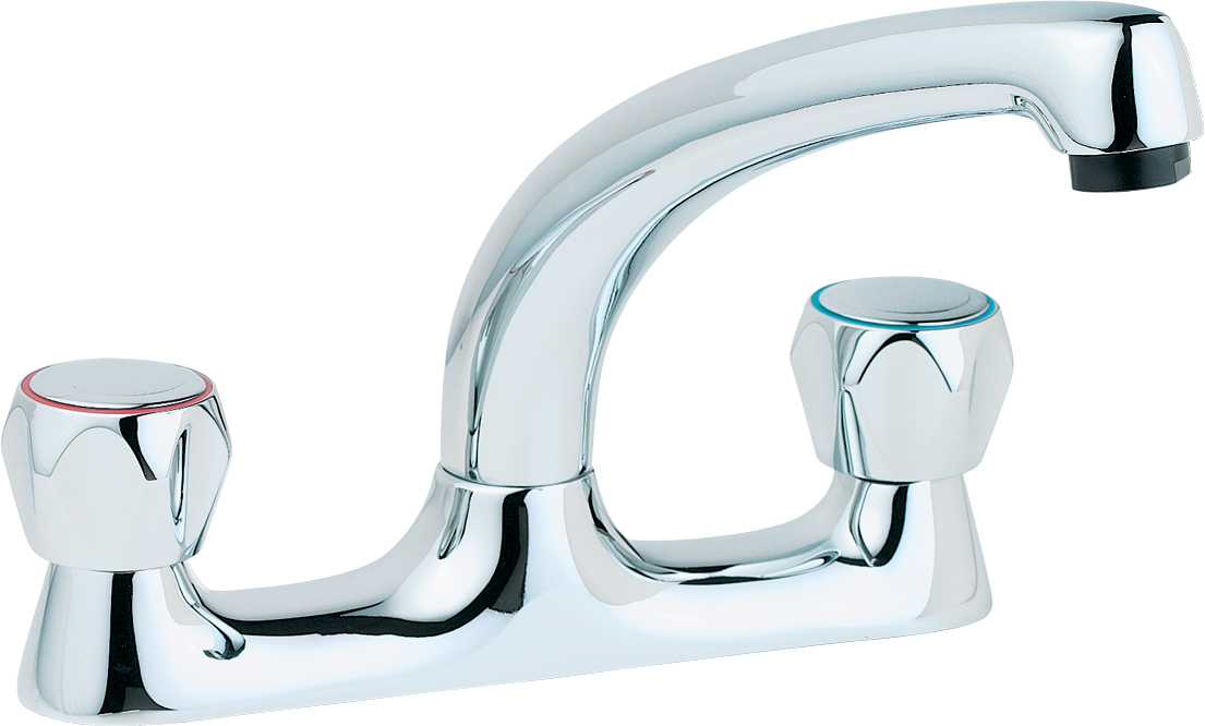 Profile Deck Mounted Sink Mixer (1105x666), Png Download