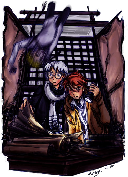 My Entries For The Supposed Ao Oni Artbook (500x709), Png Download