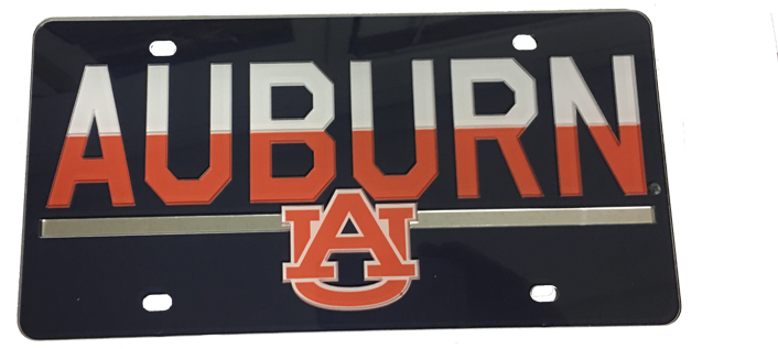 Auburn Over Au Car Tag (840x840), Png Download