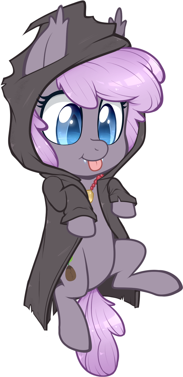 Higgly-chan, Bat Pony, Cultist, Cute, Cute Little Fangs, (861x1531), Png Download