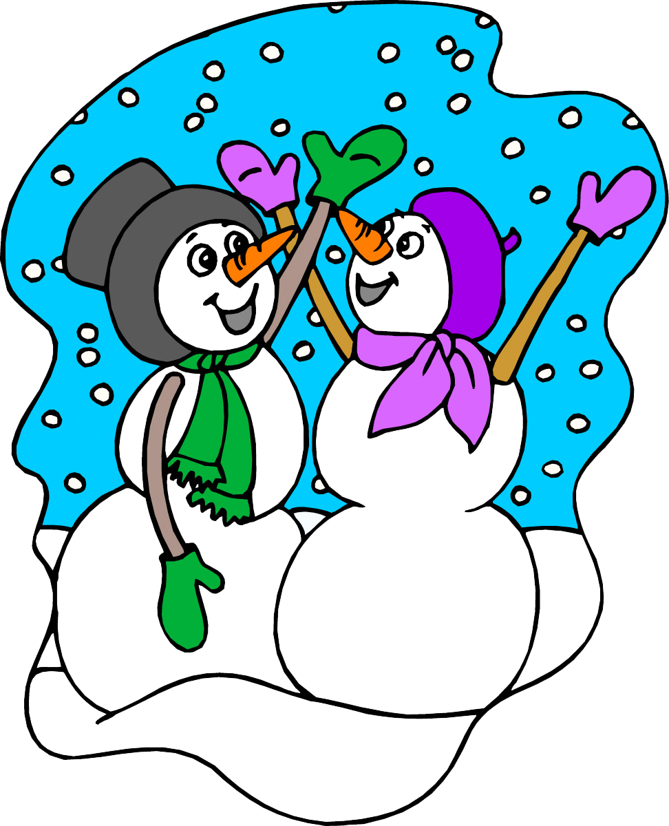 Snow Weather Happy Snowman Sisters (972x1200), Png Download