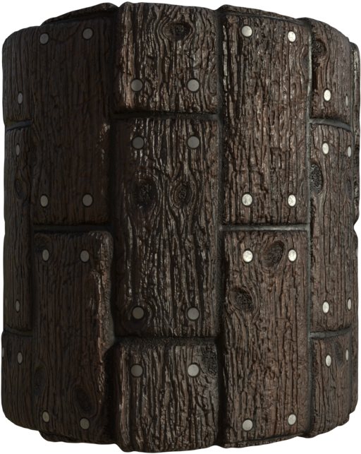 Brown Aged Wood Render V3 (1000x1000), Png Download