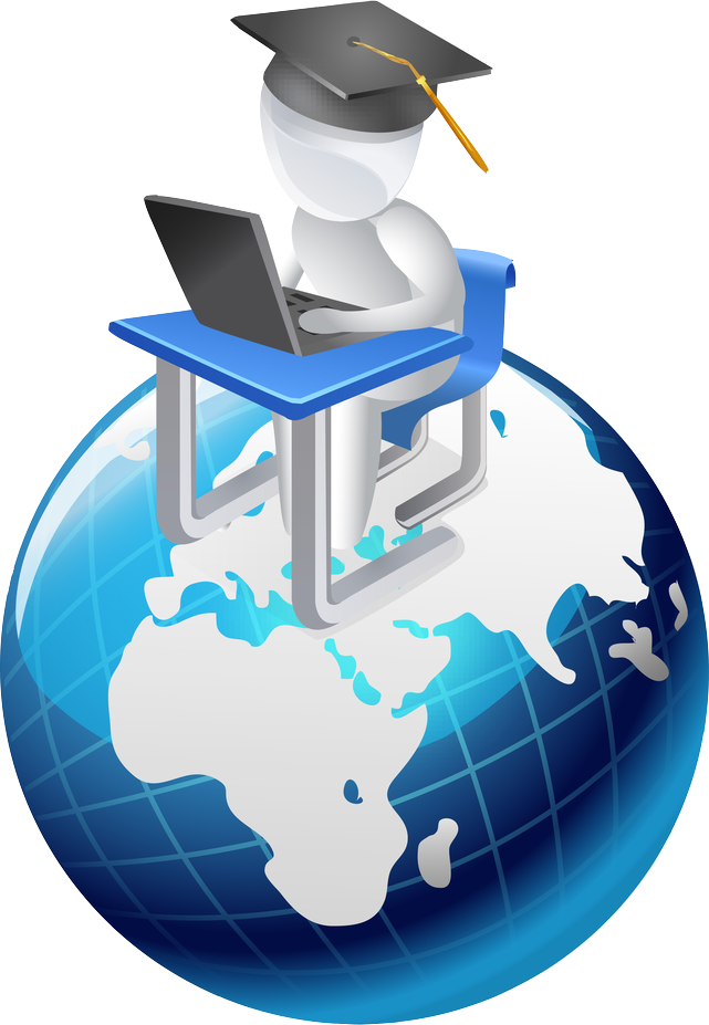 Educación Virtual - (641x927), Png Download