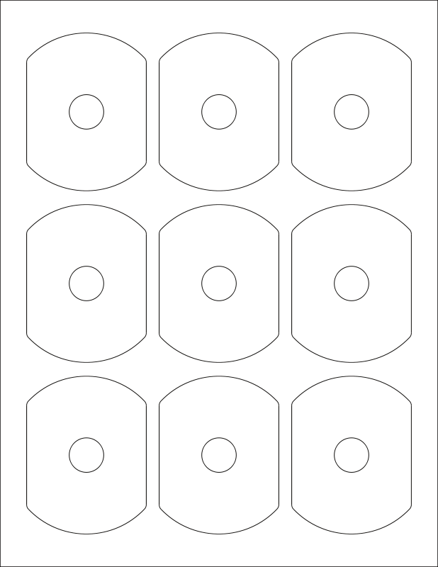 Cd Template Png (618x800), Png Download