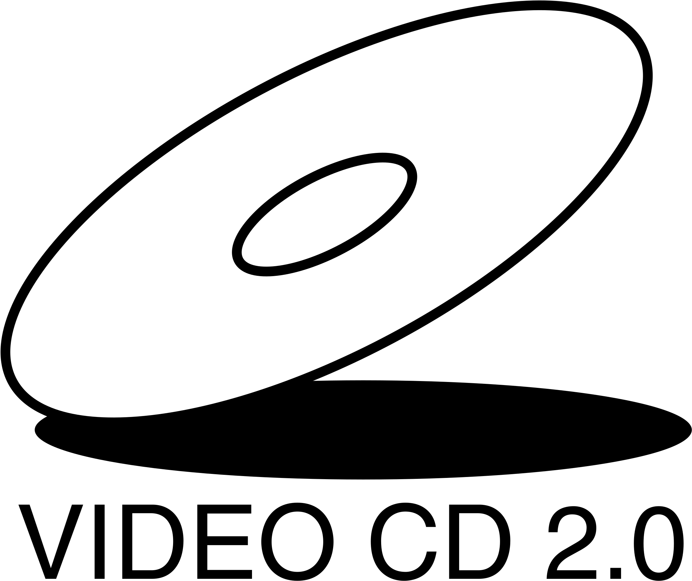 Video Cd 2 0 Logo Png Transparent (2400x2400), Png Download