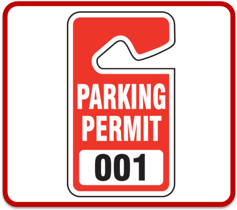 Rates, Parking Lot Permits (571x577), Png Download