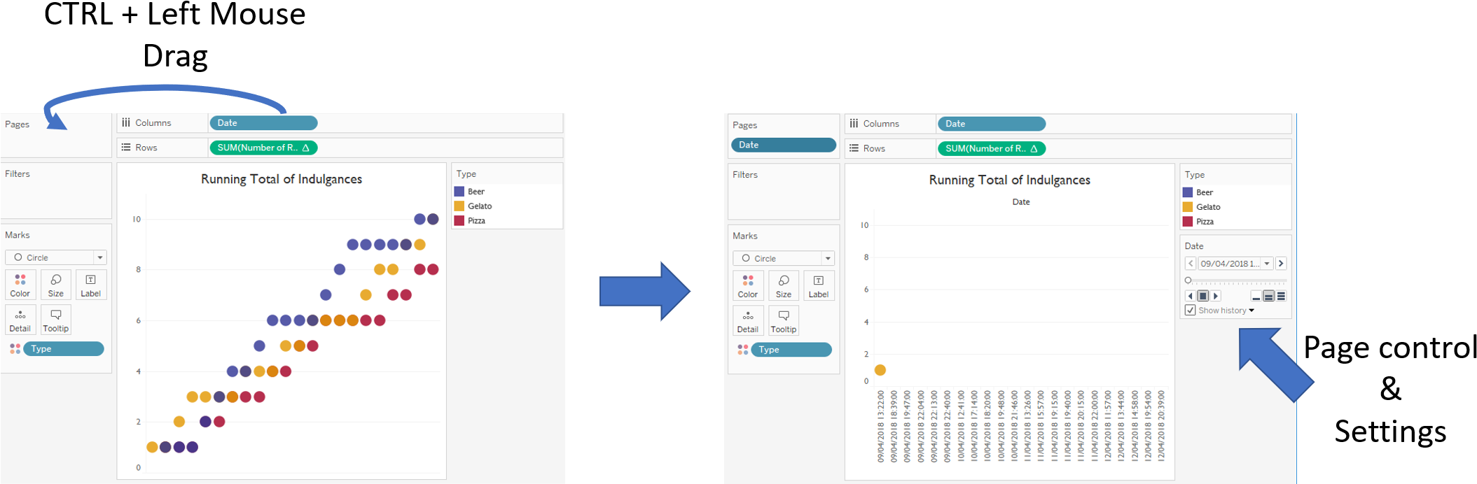 Set The Speed On The Bottom Right Of The Pages Control (2207x719), Png Download
