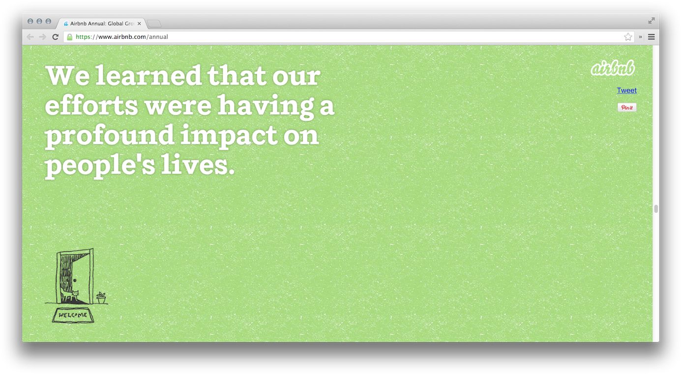 Airbnb 2012 Annual Report (1400x775), Png Download