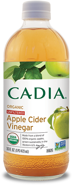 Cadia Organic Unfiltered Apple Cider Vinegar, 16 Fl (700x700), Png Download