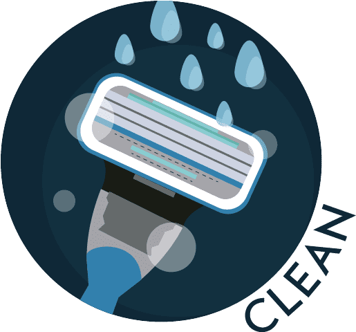 Ball Shaving Steps (556x556), Png Download