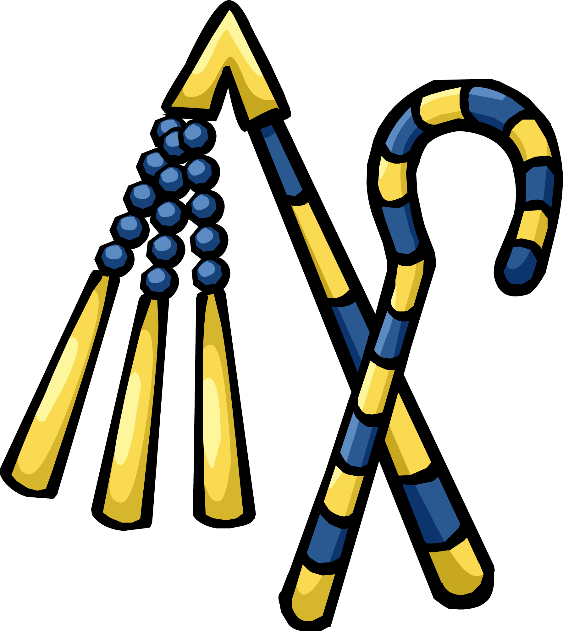 Crook & Flail (1791x2007), Png Download