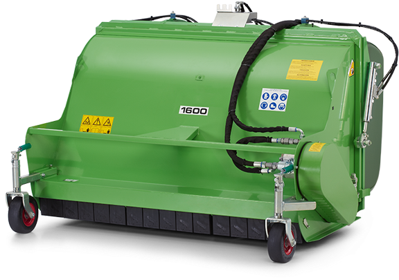 Flail Mower With Collecting Tray (700x466), Png Download