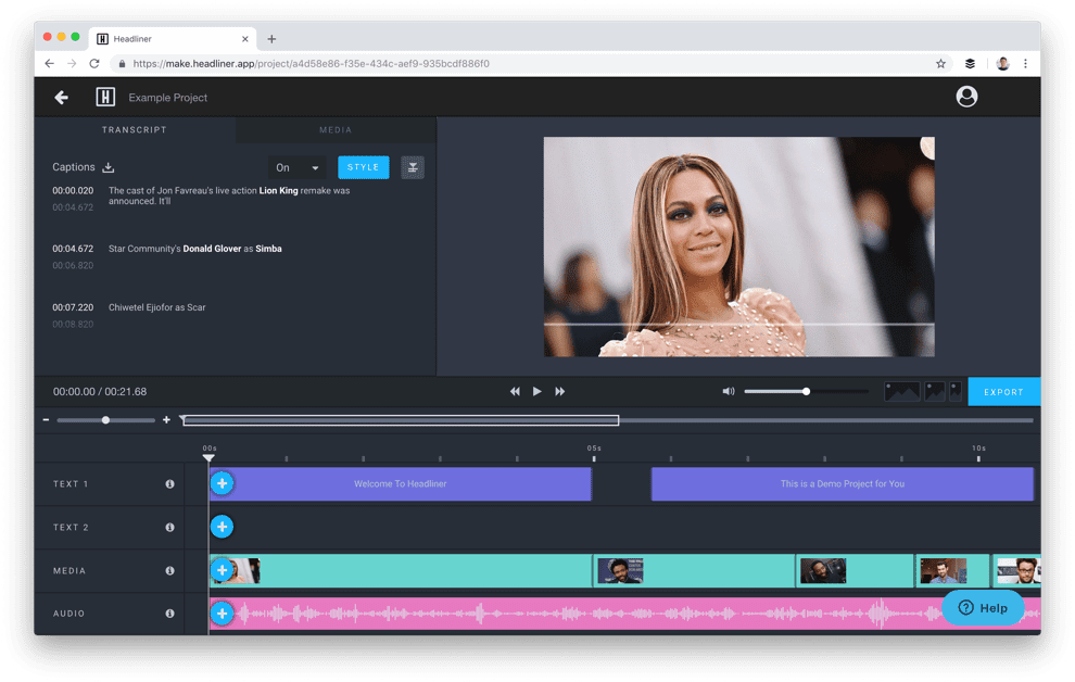 Headliner Might Be The Easiest Way To Create A Video (990x628), Png Download