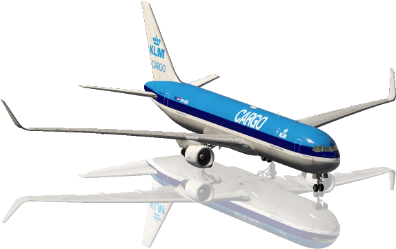 Klm Cargo Ph Bzg For Ff 767 300f (800x450), Png Download