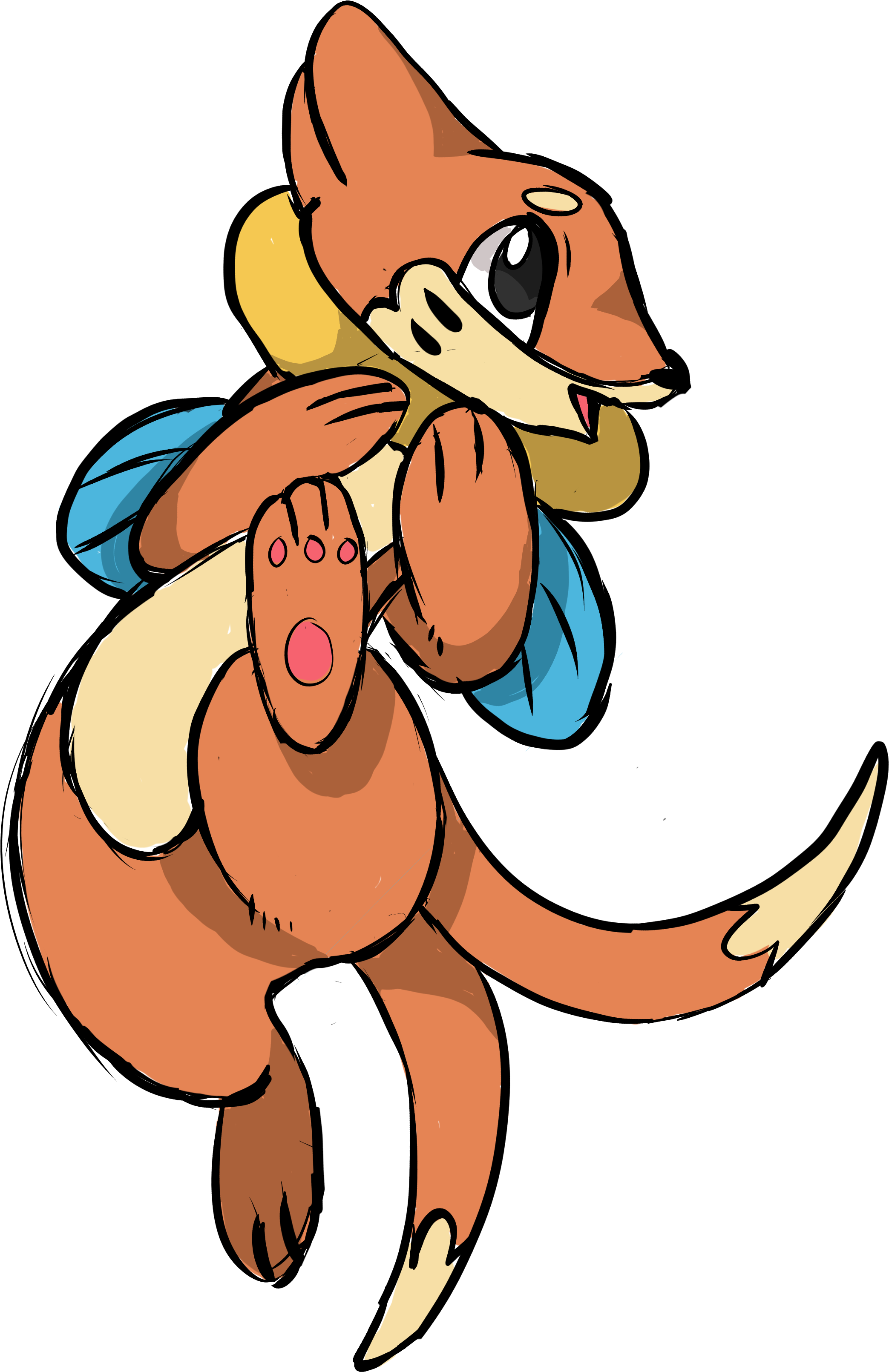 Transparent Buizel (3000x3500), Png Download